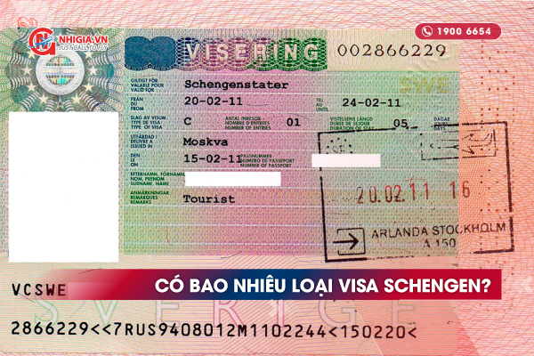 Có bao nhiêu loại visa Schengen?
